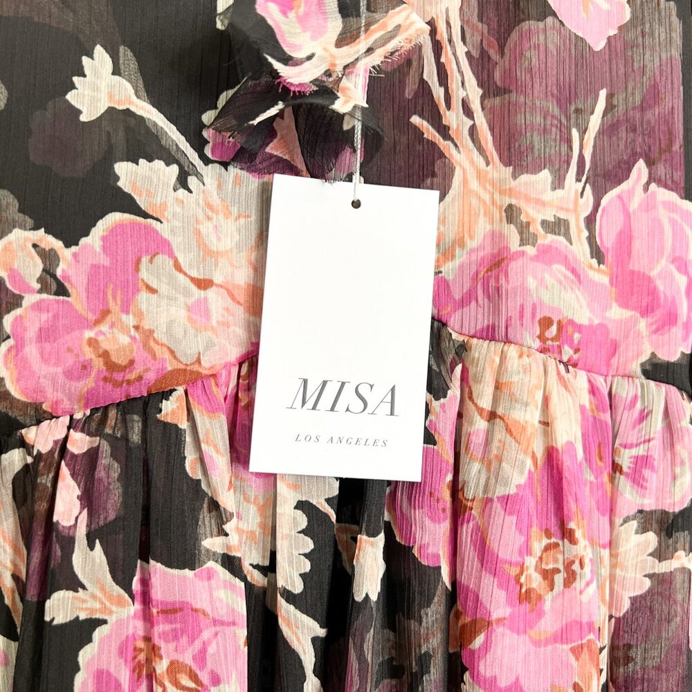 MISA Tie-Back Maxi Dress - Picture 8 of 10